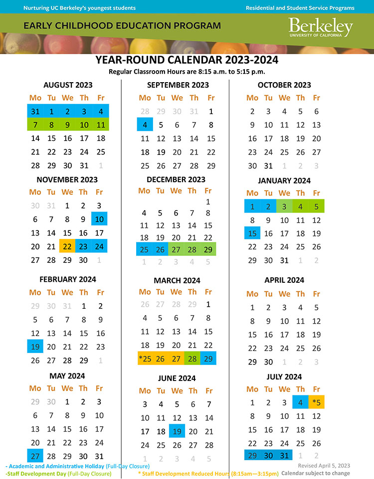 ECEP Calendar 2023-24
